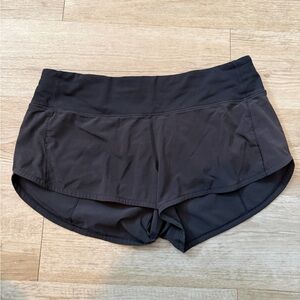 lululemon athletica Women's Black Athletic Shorts